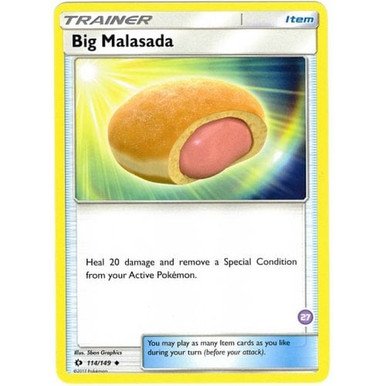 Sun and Moon (Base Set) 114/149 Big Malasada (Trainer Kit Alolan Sandslash #27)
