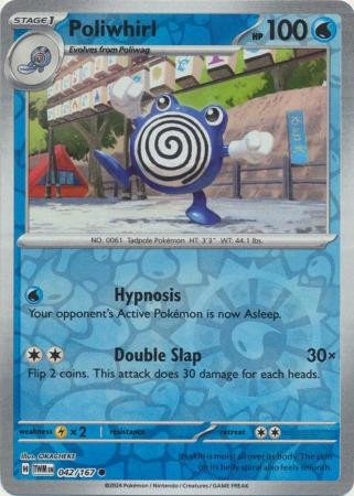 SV Twilight Masquerade 042/167 Poliwhirl (Reverse Holo)