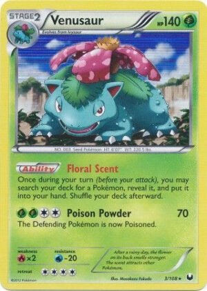 Dark Explorers 3/108 Venusaur (Holo)