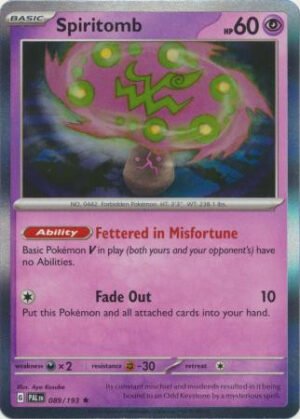 SV Paldea Evolved 089/193 Spiritomb (Holo)