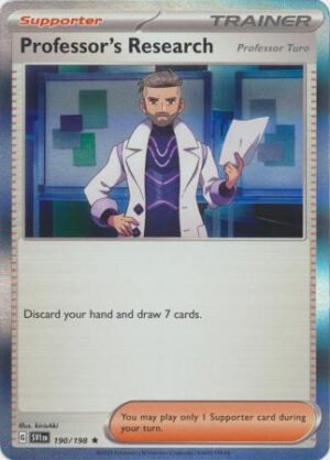 Scarlet & Violet (Base Set) 190/198 Professor's Research [Turo] (Holo)