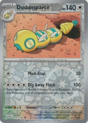 SV Paldea Evolved 157/193 Dudunsparce (Reverse Holo)