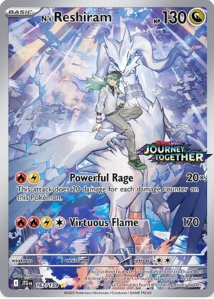 SV Journey Together 167/159 N's Reshiram (Illustration Rare Journey Together Stamp)