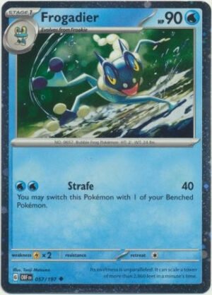 SV Obsidian Flames 057/197 Frogadier (Cosmo Holo)