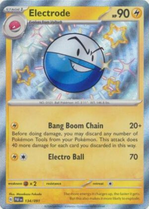 SV Paldean Fates 134/091 Electrode (Holo Shiny)