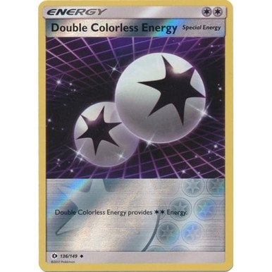 Sun and Moon (Base Set) 136/149 Double Colorless Energy (Reverse Holo)