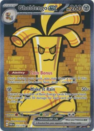 SV Paradox Rift 252/182 Gholdengo ex (Alternative Art, Full Art)