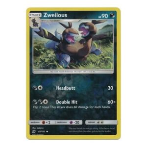 SM Crimson Invasion 061/111 Zweilous (Reverse Holo)