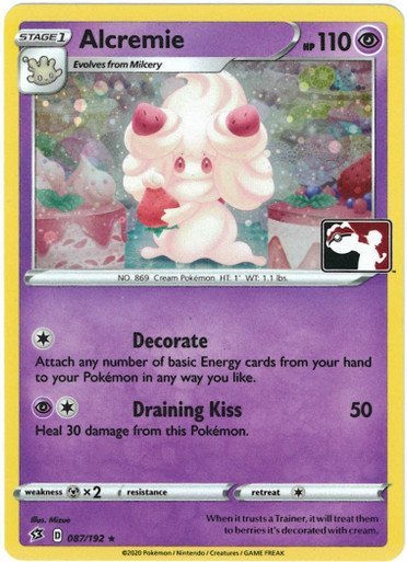 Rebel Clash 087/192 Alcremie (League Promo)