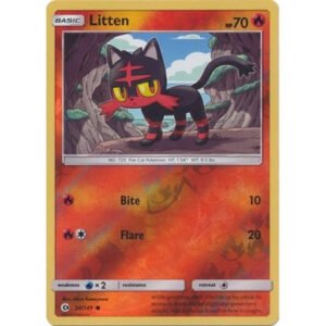 Sun and Moon (Base Set) 24/149 Litten (Reverse Holo)