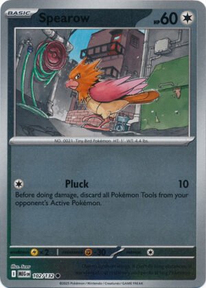 Mega Evolution 102/132 Spearow (Reverse Holo)