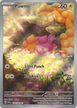 SV Paldean Fates 226/091 Pawmi (Illustration Rare)