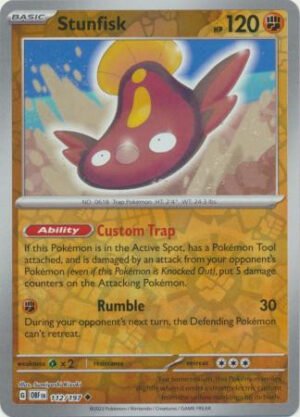 SV Obsidian Flames 112/197 Stunfisk (Reverse Holo)