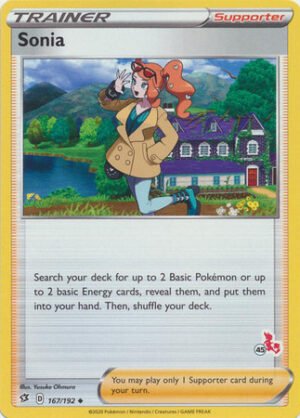 Rebel Clash 167/192 Sonia (Cinderace Symbol 45)
