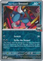 SV Destined Rivals 128/182 Team Rocket’s Sneasel (Reverse Holo)
