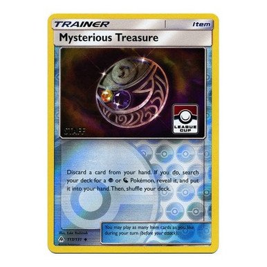 SM Forbidden Light 113/131 Mysterious Treasure (League Promo STAFF)