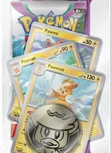 Scarlet and Violet Paldea Evolved Premium Checklane Blister Pawmot