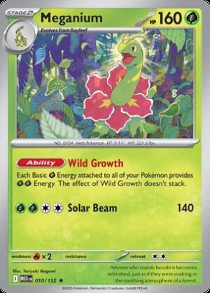 Mega Evolution 010/132 Meganium (Non-Holo)