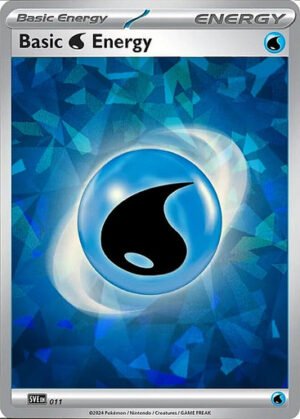 Scarlet & Violet SVE EN11 Basic Water Energy (Shatter Ice Holo)