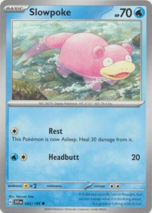 Scarlet & Violet (Base Set) 042/198 Slowpoke