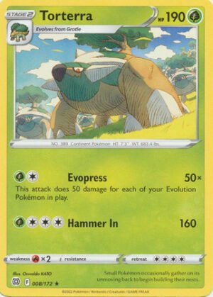 Brilliant Stars 008/172 Torterra (Non-Holo)