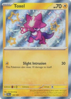 SV Paldean Fates 140/091 Toxel (Holo Shiny)
