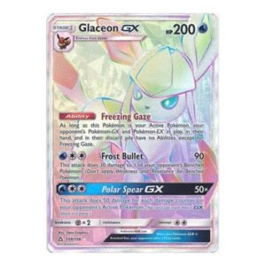 SM Ultra Prism 159/156 Glaceon GX (Rainbow Rare)