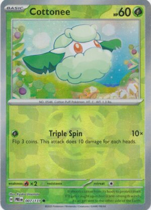 SV Prismatic Evolutions 007/131 Cottonee (MASTER BALL Pattern Holo)
