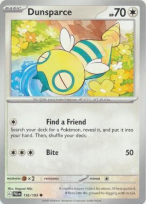 SV Paldea Evolved 156/193 Dunsparce