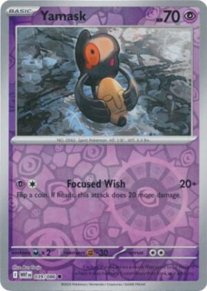 SV White Flare 039/086 Yamask (Reverse Holo)