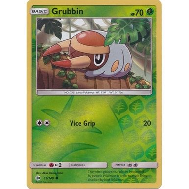 Sun and Moon (Base Set) 13/149 Grubbin (Reverse Holo)