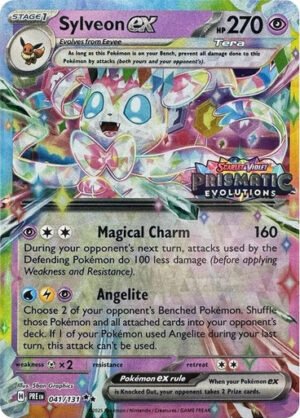 SV Prismatic Evolutions 041/131 Sylveon ex (Prismatic Evolutions Stamp)