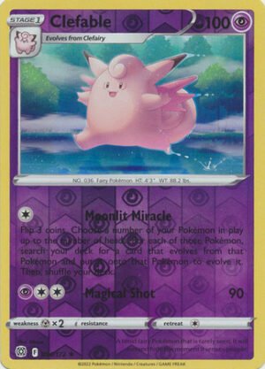 Brilliant Stars 054/172 Clefable (Reverse Holo)