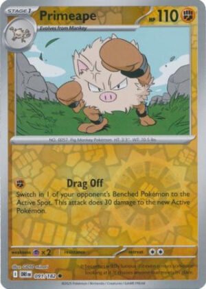 SV Destined Rivals 091/182 Primeape (Reverse Holo)