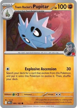 SV Destined Rivals 095/182 Team Rocket's Pupitar