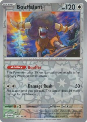 SV Obsidian Flames 174/197 Bouffalant (Reverse Holo)