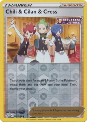 Fusion Strike 227/264 Chili & Cilan & Cress (Reverse Holo)