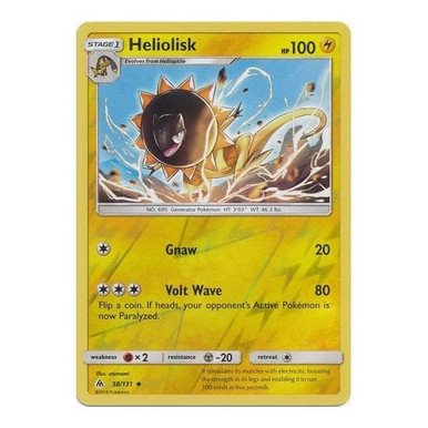 SM Forbidden Light 38/131 Heliolisk (Reverse Holo)