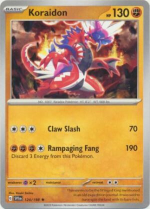 Scarlet & Violet (Base Set) 124/198 Koraidon (Non-Holo)