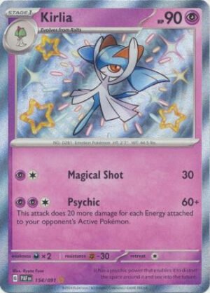 SV Paldean Fates 154/091 Kirlia (Holo Shiny)