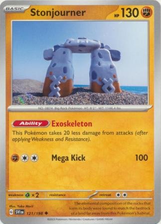 Scarlet & Violet (Base Set) 121/198 Stonjourner