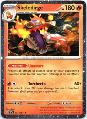 SV Surging Sparks 031/191 Skeledirge (Cosmo Holo)