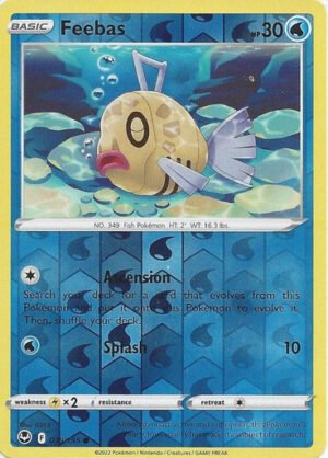 SWSH Silver Tempest 039/195 Feebas (Reverse Holo)