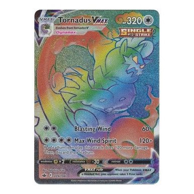 Chilling Reign 209/198 Tornadus VMAX (Rainbow Rare)
