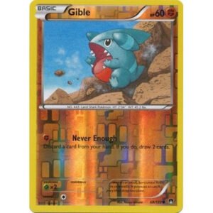 XY BREAKpoint 68/122 Gible (Reverse Holo)