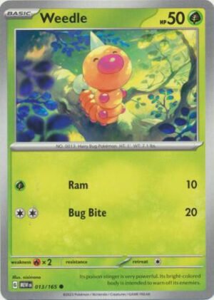 Scarlet & Violet 151 013/165 Weedle