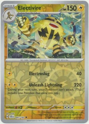SV Stellar Crown 047/142 Electivire (Reverse Holo)