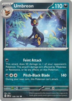 SV Obsidian Flames 130/197 Umbreon