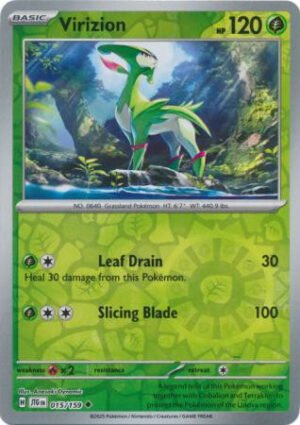 SV Journey Together 015/159 Virizion (Reverse Holo)