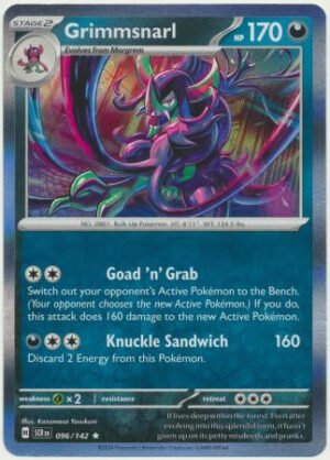 SV Stellar Crown 096/142 Grimmsnarl (Holo)